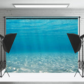 Lofaris Silent Blue Undersea Wave Sunshine Summer Backdrop